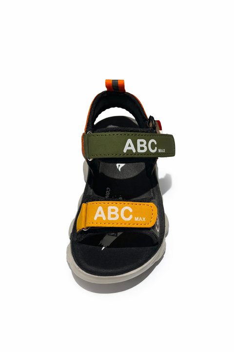 Rooba Junior: "Aigo" Black Urban Sports Sandals