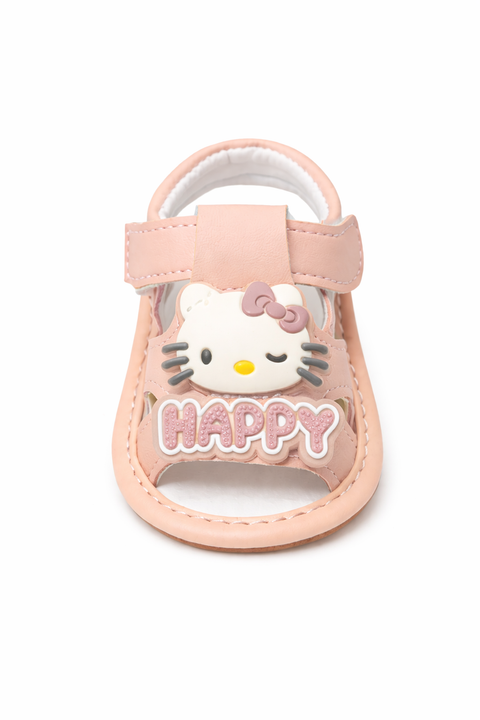 Cute Pink Cartoon Character Sandals for Baby Girls