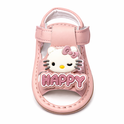 Cute Pink Cartoon Character Sandals for Baby Girls
