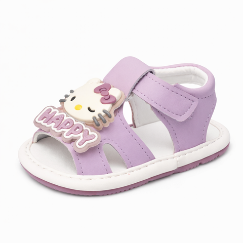 Cute Pink Cartoon Character Sandals for Baby Girls
