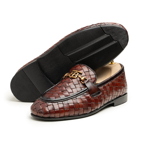 Rooba Men: Executive Woven Loafers (Sole Detail Edition)