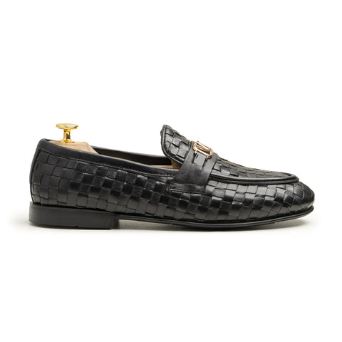 The Gentleman's Choice: Premium Black Wedding Loafers