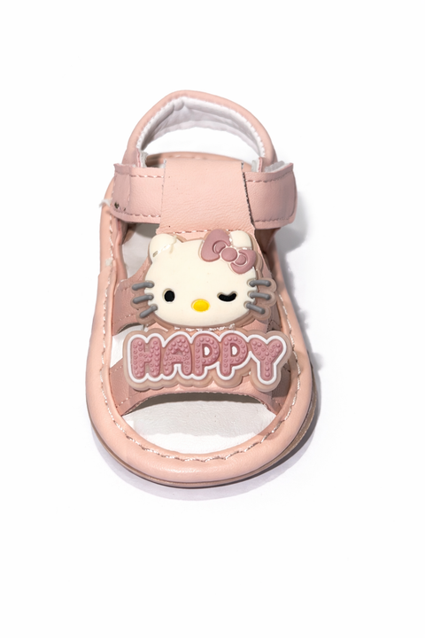 Cute Pink Cartoon Character Sandals for Baby Girls