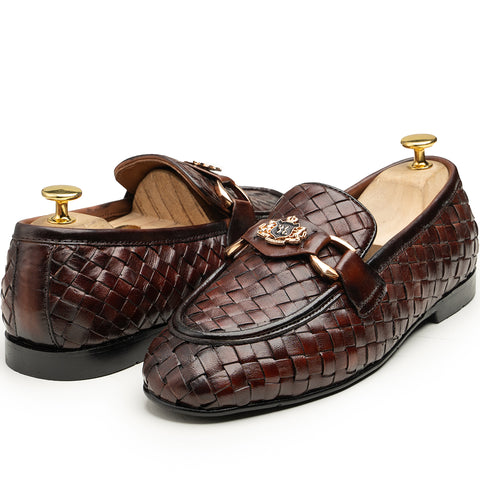 Premium Artisan Brown Loafers (Sole-Grip Edition)