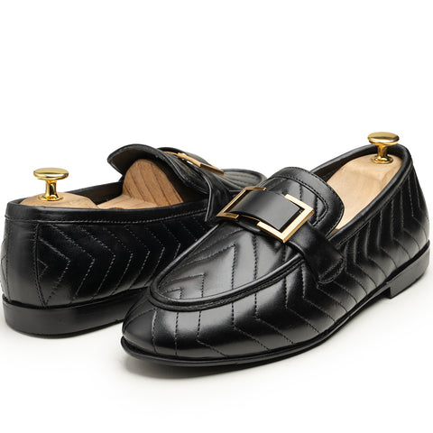 The Modern Gentleman's Quilted Party Loafers