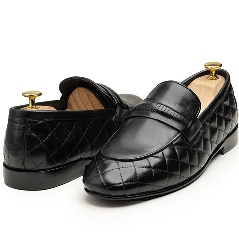 The Classic Black Diamond Loafer